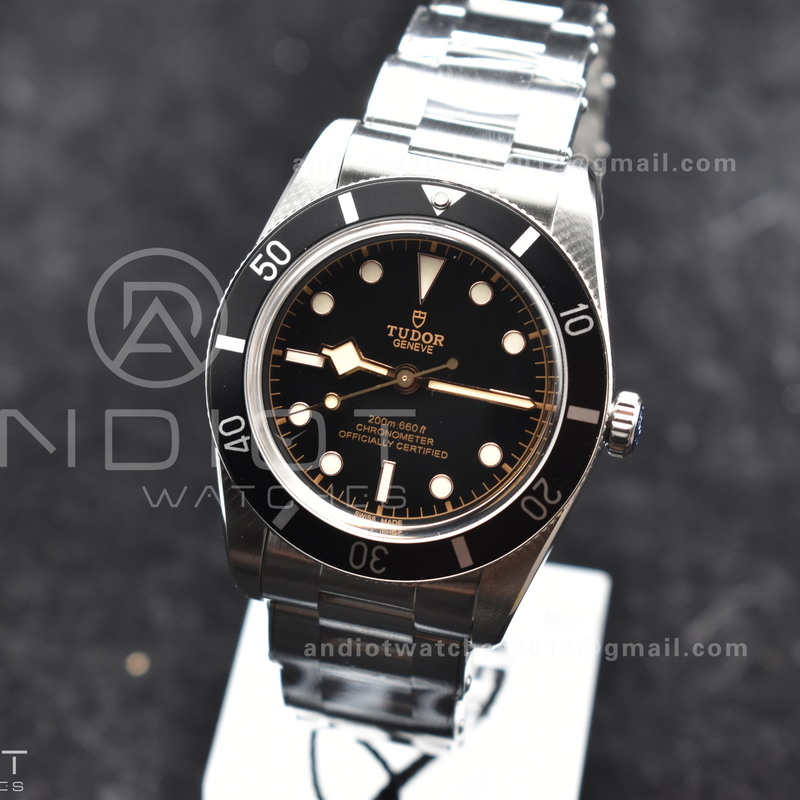 Heritage Black Bay 37mm SS ZF 1:1 Best Edition Black Dial on SS Bracelet A2824